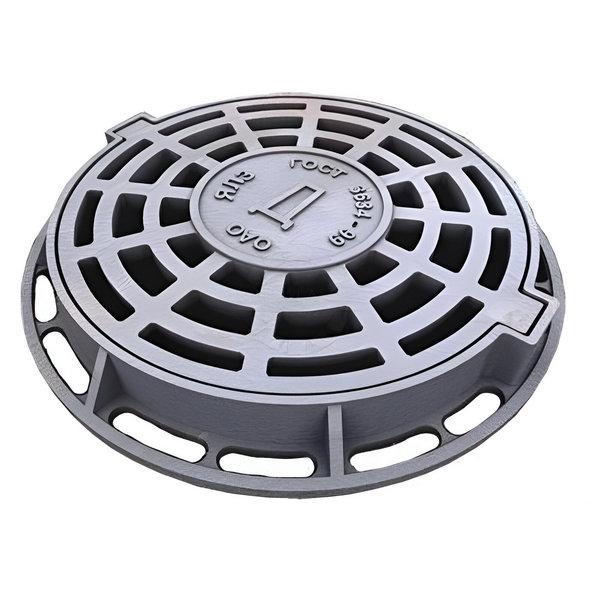 Люк чугунный телефонный тяжелый тип "Т" (ГТС) ГОСТ 8591-76